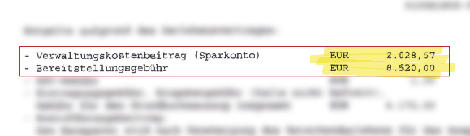 Kreditvertrag Wüstenrot